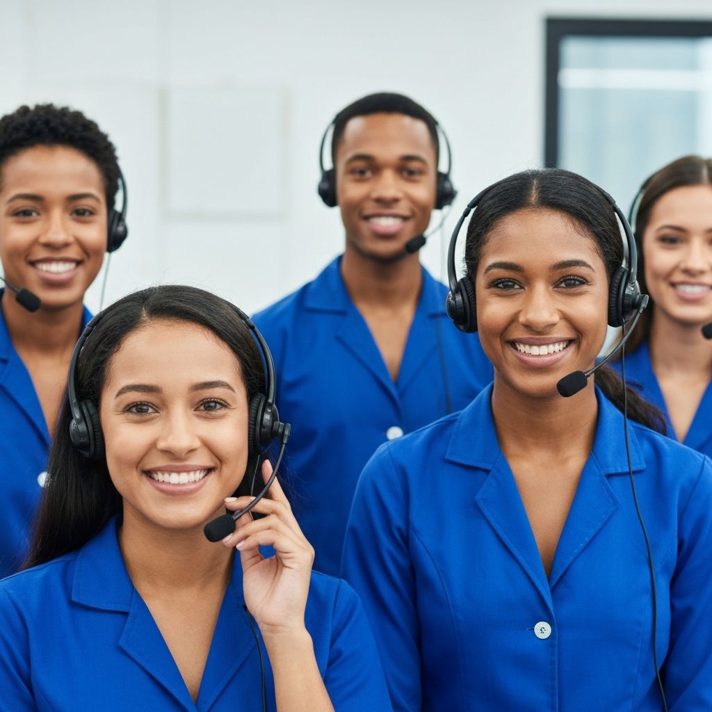 Equipe de atendimento